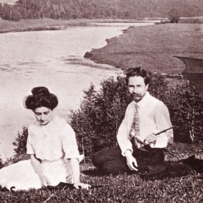 Alexandre Scriabine et sa seconde femme Tatiana Schloezer