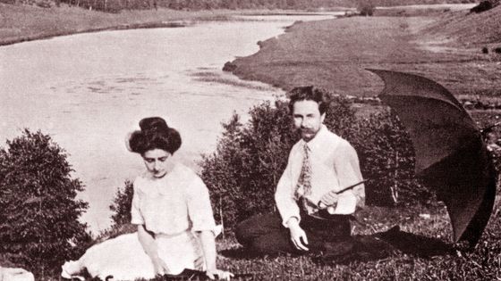 Alexandre Scriabine et sa seconde femme Tatiana Schloezer ©Getty - Universal History Archive/UIG