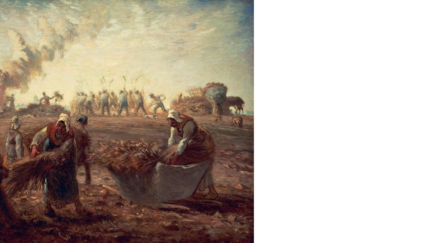 "Buckwheat harvest", (1868-1874) Jean-Francois Millet (1814-1875)