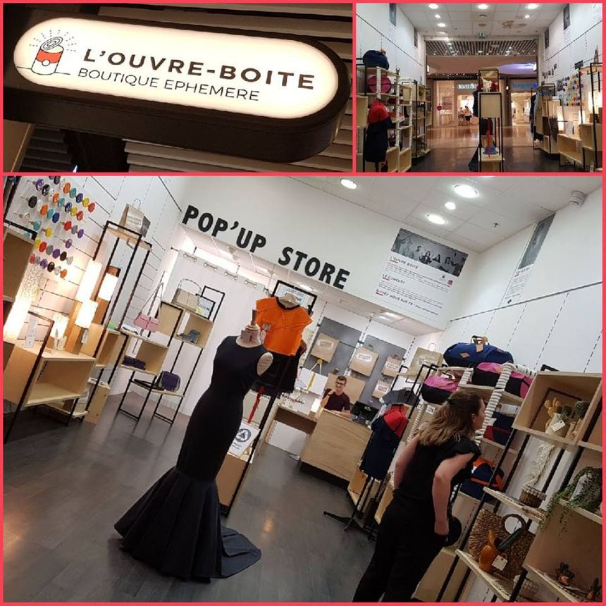 L'ouvre boite à Cap 3000 : une boutique mise à disposition de jeunes créateurs pendant 6 mois