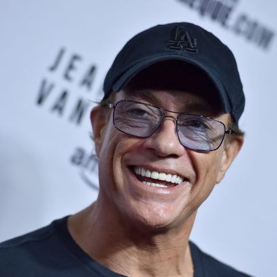 Jean-Claude Van Damme à l'Egyptian Theatre le 9 octobre 2017 à Los Angeles, en Californie