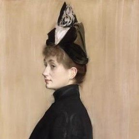 Portrait de Marie-Blanche Vasnier - Tableau de Jacques Emile Blanche, 1888