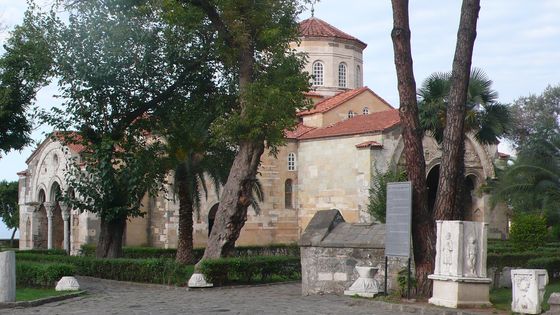 L'église Sainte-Sophie de Trébizonde, nord-est de la Turquie. - Sébastien de Courtois