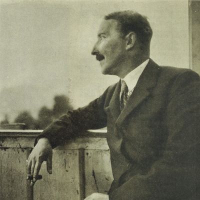 Stefan Zweig (1881–1942), 1931; écrivain autrichien.