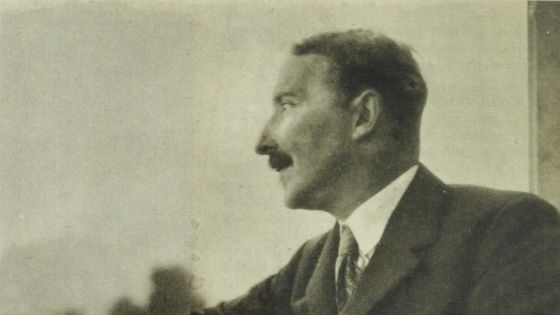Stefan Zweig (1881–1942), 1931; écrivain autrichien. - Trude Fleischmann (1895–1990)
