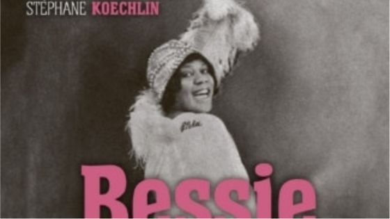Détail de la couverture du livre de Stéphane Koechlin "Bessie Smith". éd. Le Castor-Astral
