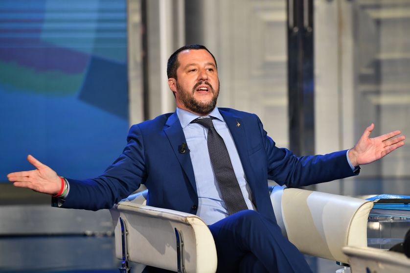 Le ministre de l'intérieur italien Matteo Salvini en juin 2018