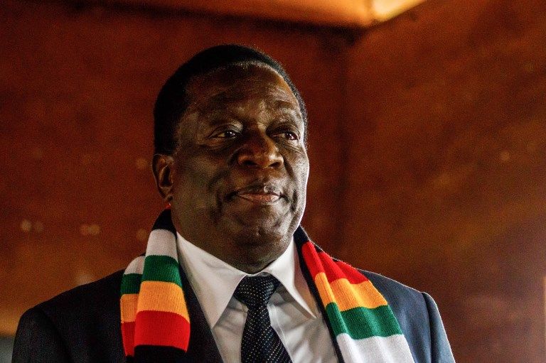 Emmerson Mnangagwa, président du Zimbabwe