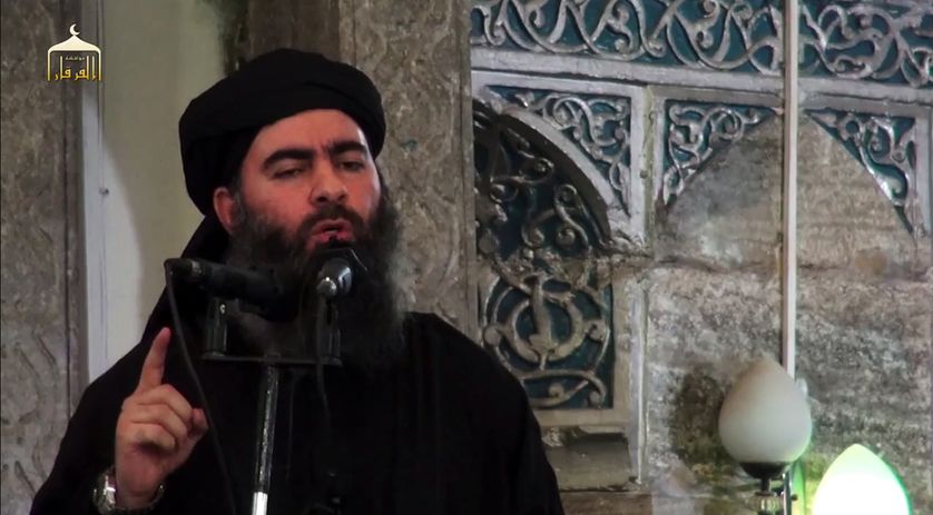 Abu Bakr al-Baghdadi, chef actuel de l’Etat Islamique, le 5 juillet 2014