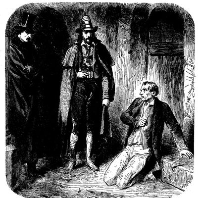 Le comte se dévoilant à Danglars comme étant Edmond Dantès