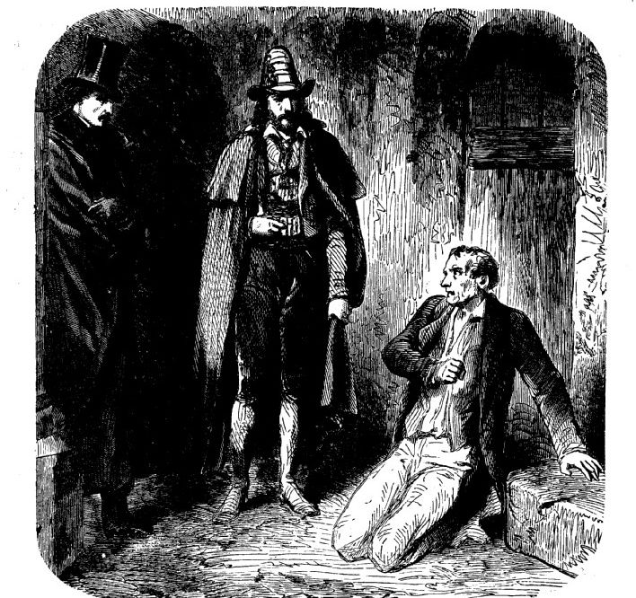 Le comte se dévoilant à Danglars comme étant Edmond Dantès