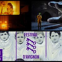 Joueurs, Mao II de Julien Gosselin // Thyest de Thomas Jolly // affiche Festival d'Avignon 2018