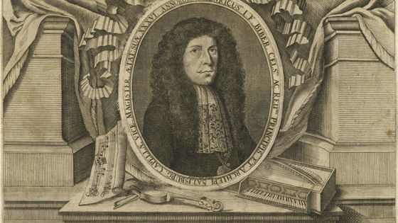 Heinrich Ignaz Franz von Biber (* 12. August 1644 in Wartenberg, Böhmen; † 3. Mai 1704 in Salzburg), Komponist - Paul Seel