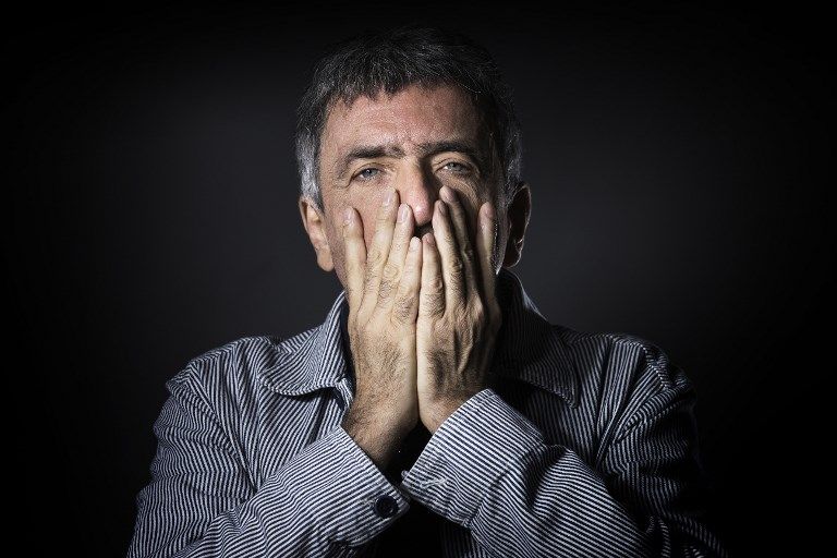 Régis Jauffret à Manosque en 2016