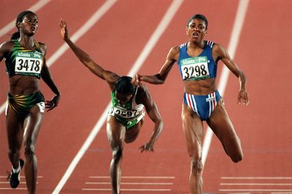 L'exploit préféré de Perec c'est sa victoire dans le 200m à Atlanta où elle devance Merlene Ottey et Mary Onyali, les deux spécialistes de la distance L'exploit préféré de Perec c'est sa victoire dans le 200m à Atlanta où elle devance Merlene Ottey et Mary Onyali, les deux spécialistes de la distance