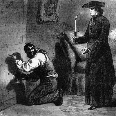 L'abbé Busoni surprenant le cambriolage de Caderousse