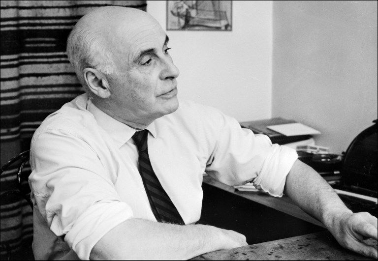 Portrait de Francis Ponge, 1974