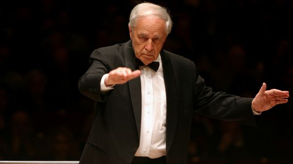 Pierre Boulez dirigeant l'Orchestre Symphonique de Chicago (2005)