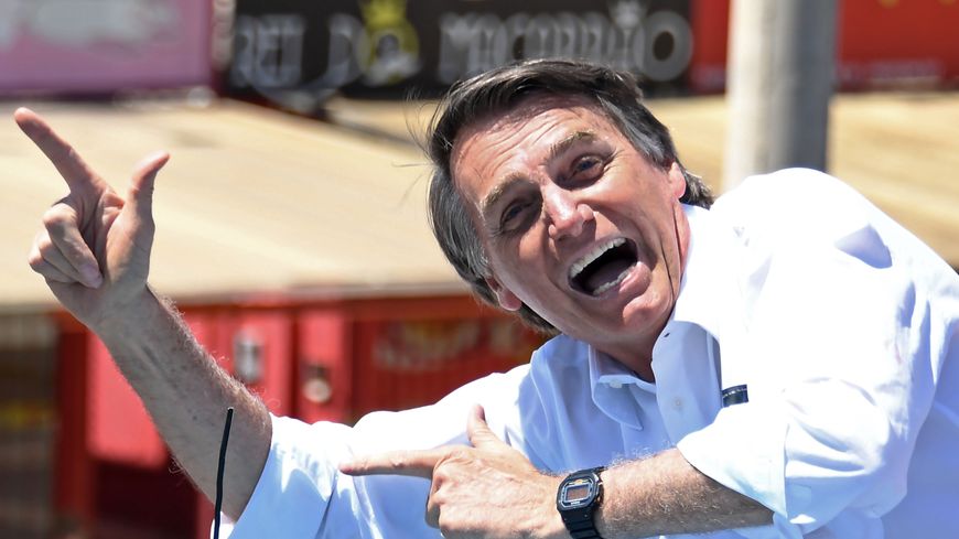 Jair Bolsonaro pendant sa campagne électorale, le 5 septembre dernier.