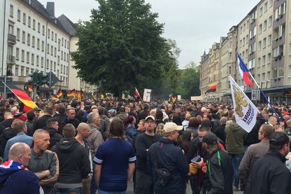 Rassemblement de l'AFD (Alternative pour l'Allemagne) à Chemnitz (Saxe) le samedi 1er septembre 2018 Rassemblement de l'AFD (Alternative pour l'Allemagne) à Chemnitz (Saxe) le samedi 1er septembre 2018