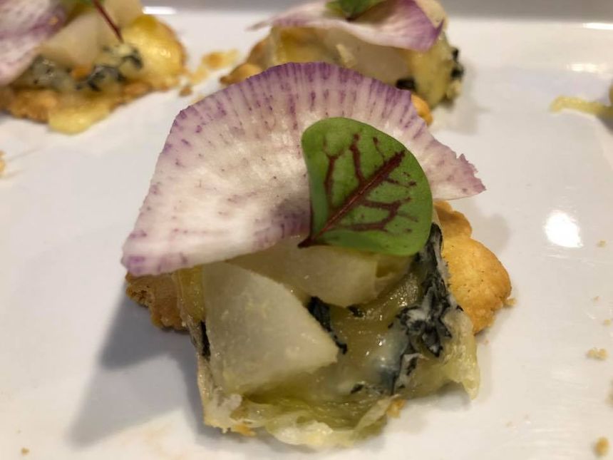 Tartelette poire bleu du Vercors Sassenage