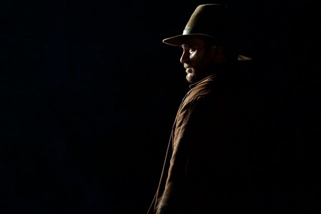 Joaquin Phoenix sur le tournage des "Frères Sisters", le western du français Jacques Audiard