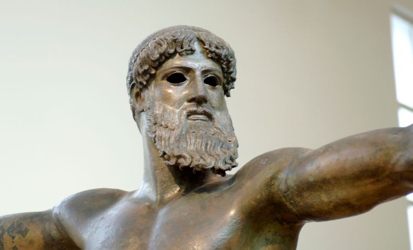 Statue de Zeus au Musée d'Athènes