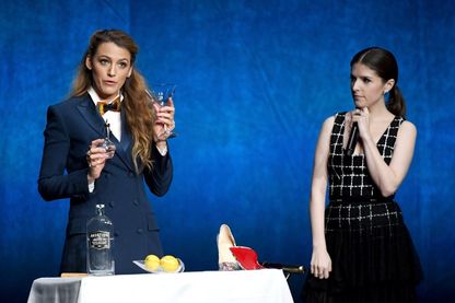 Blake Lively et Anna Kendrick, actrices américaines, au CinemaCon 2018 à Las Vegas Blake Lively et Anna Kendrick, actrices américaines, au CinemaCon 2018 à Las Vegas