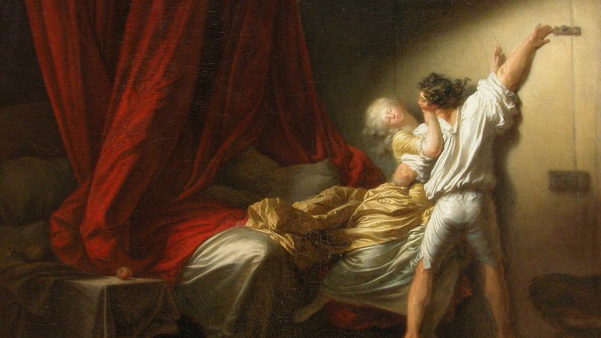 Jean-Honoré Fragonard Le Verrou 1777 Huile sur toile Paris, Musée du Louvre
