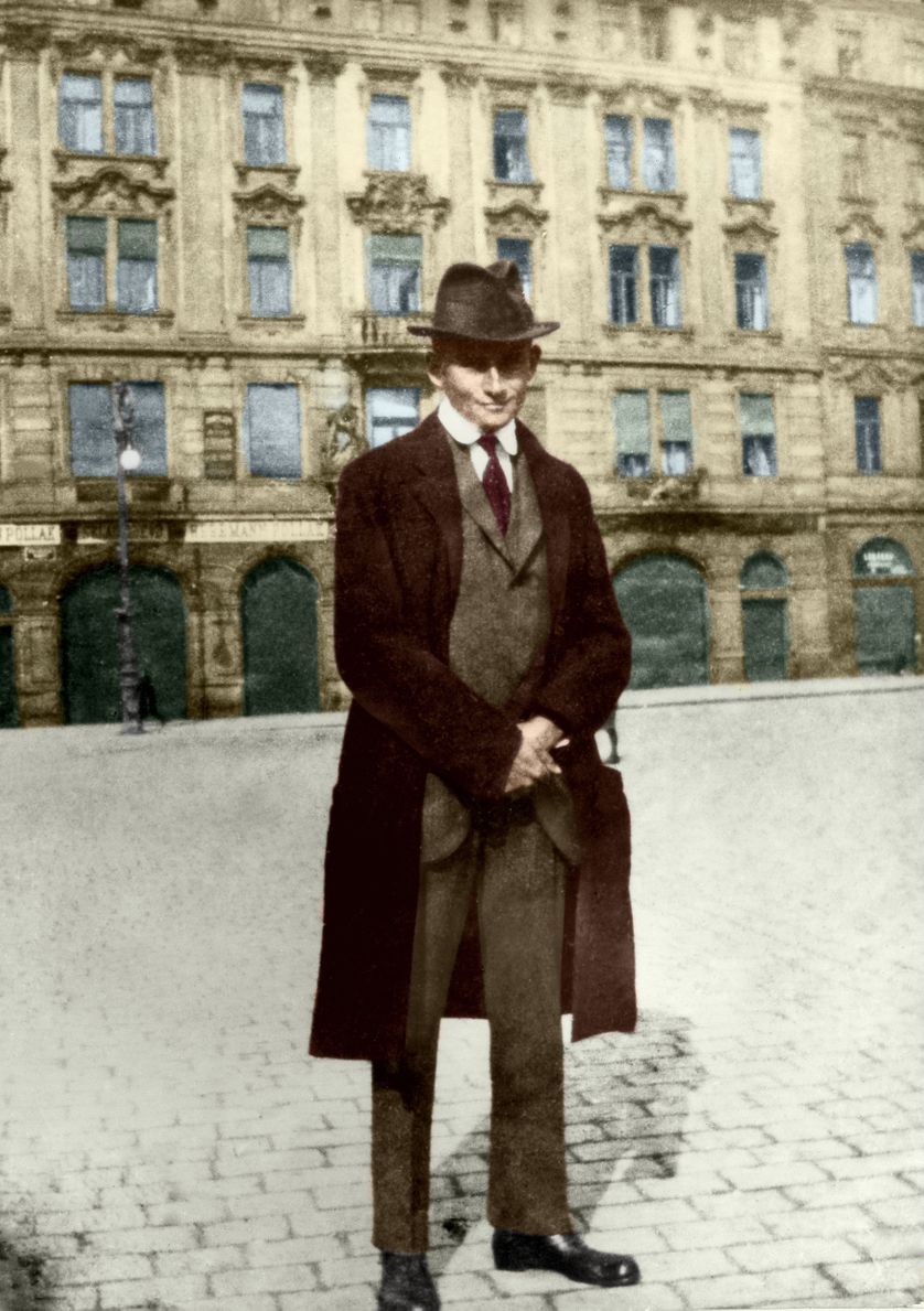Franz Kafka à Prague vers 1910