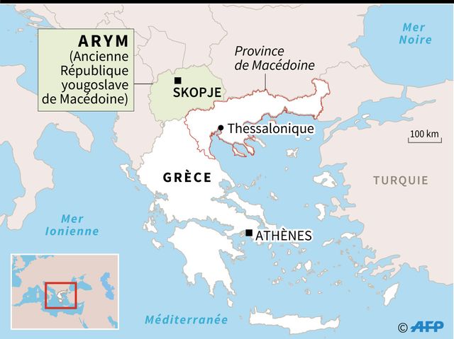 La République ex-yougoslave de Macédoine et la province grecque de Macédoine