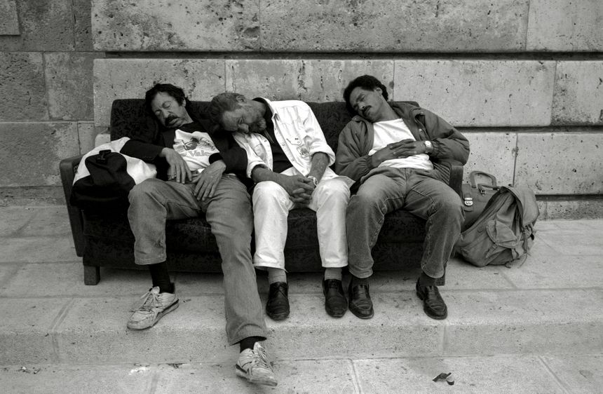 Quai de Bourbon sur l’Île Saint Louis à Paris en 1993.