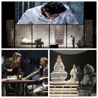 en haut : "Le Procès" (© Magda Hueckel), en bas : "Une maison de poupée" (© Anne Sophie Grac) et "Révélation" (© Y. Inokuma)