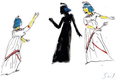 Saïs, élevée par Mirza dans le culte du Soleil