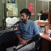 0Jonathan Fitoussi et Christophe Jolibois, studio INA en 2018