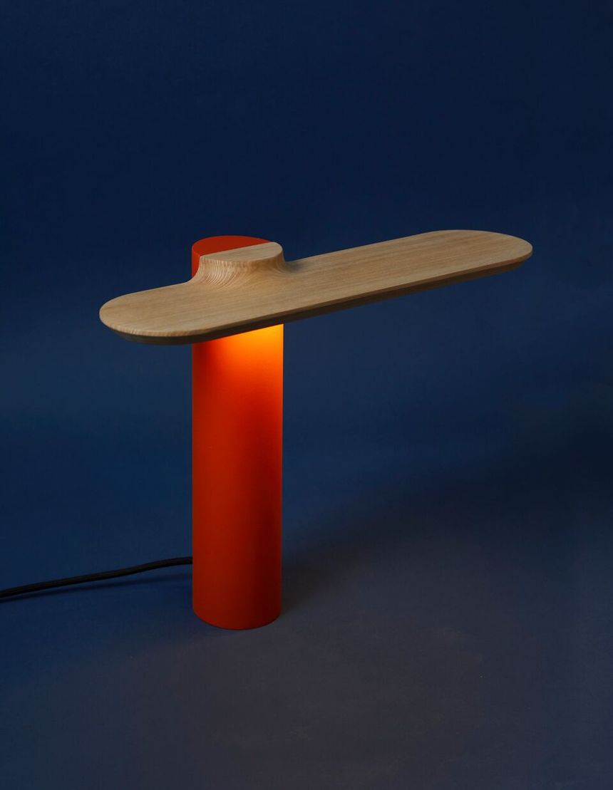 Lampe de table Plateau, design Ferréol Babin, édition Daniel