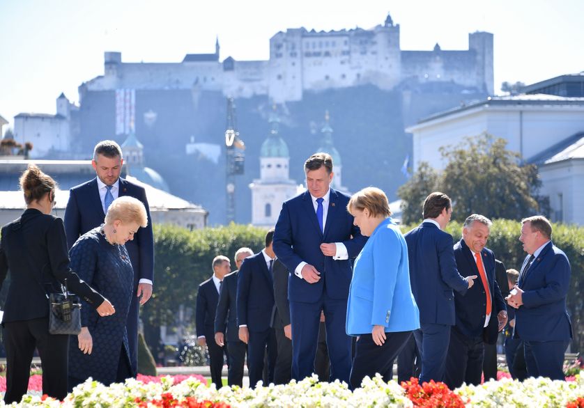 Sommet européen informel de Salzbourg, en Autriche