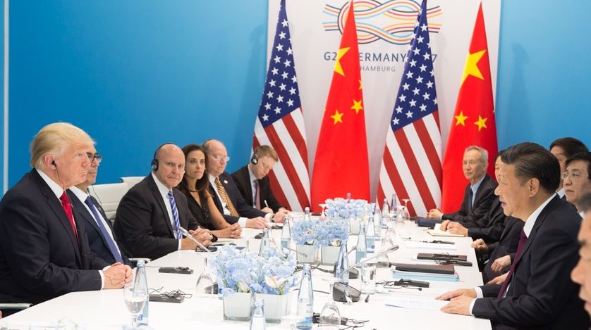 President Donald J. Trump and President Xi Jinping, 8 July 2017, Germany, the G20 Summit.