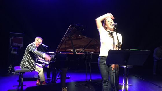 Mark Nadler au piano et Clémentine Decouture ©Radio France - Laurent Valière