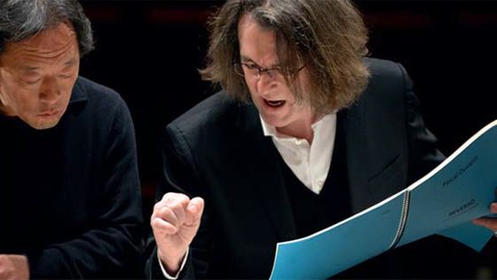 Myung-Whun Chung dirige le concerto de Pascal Dusapin (g. à d.) ©Radio France - durand-salabert-eschig.com