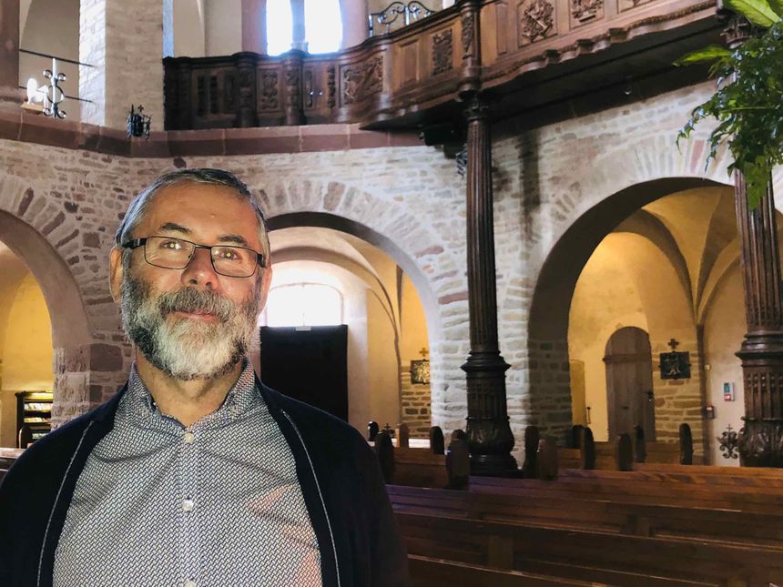 Ottmarsheim, Marc Weisser, association pour le rayonnement de l’abbatiale d’Ottmarsheim