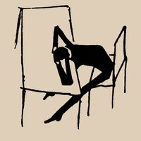 Un homme à table, illustration du "Procès" en 1905, issue de la collection du Muséum de Prague
