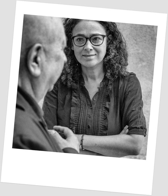 Le rabbin Delphine Horvilleur et le plasticien Christian Boltanski