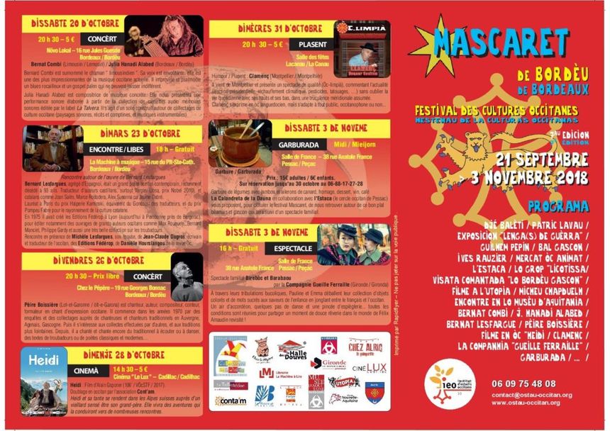Affiche Mascaret verso