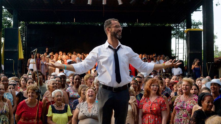 Karim Ammour, lors du concert "Soy la rumba !" donné à La Havane le 21 octobre dernier.