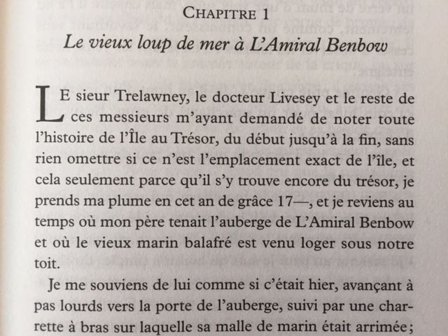 L'ïle au Trésor, de Robert-Louis Stevenson, nouvelle traduction (éd. Tristram )