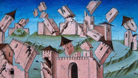 La fin du monde et le jugement dernier du miniaturiste italien Cristoforo Predis (1440-1486) ©Getty - PHAS/UIG