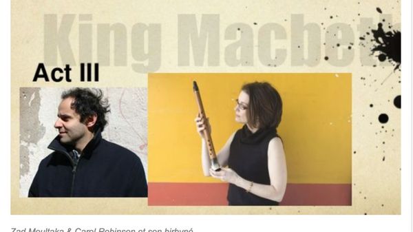 " As far as will fill up the time " de Zad Moultaka (Rediffusion 5/5)