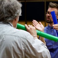 Andzej Kwiecinski et le hauboïste de 2e2m