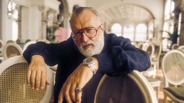 Le réalisateur italien Sergio Leone (1929 - 1989).